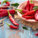 Rote Chili Schoten