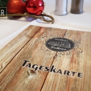 Tageskarte im Gasthaus Falkner