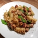 Fusollini mit Curry-Tofu