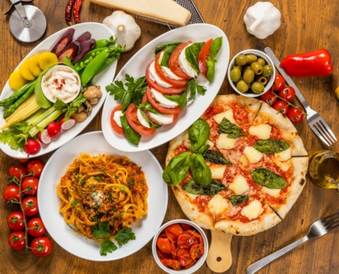 typisch italienische Speisen